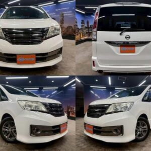 2012 Nissan Serena pearl gasoline used car Japan export