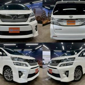 2013 Toyota Vellfire pearl gasoline used car Japan export