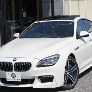 2018 Bmw 6 Series white gasoline used car Japan export