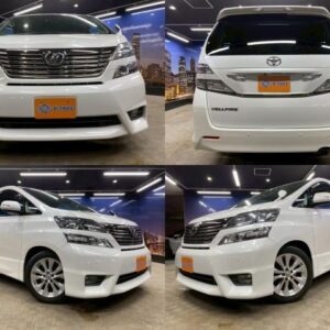 2009 Toyota Vellfire white gasoline used car Japan export