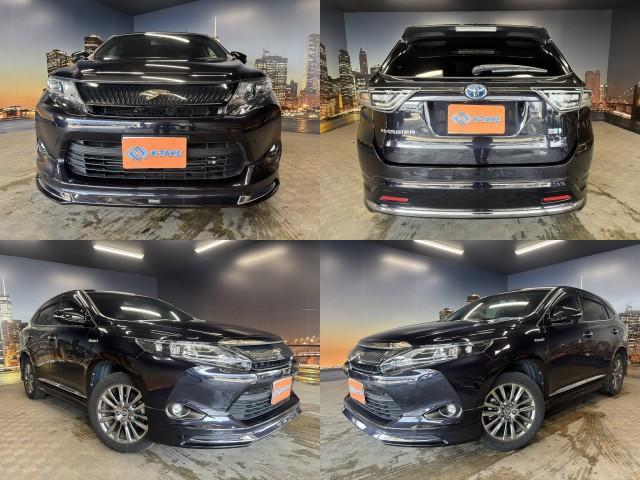 Ref:AUX-22837604 TOYOTA HARRIER HYBRID 2014 1 2014 Toyota Harrier Hybrid black gasoline used car Japan export