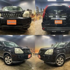 2009 Nissan X-Trail black gasoline used car Japan export