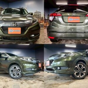 2015 Honda Vezel green gasoline used car Japan export