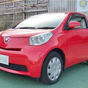 2009 Toyota Iq red gasoline used car Japan export