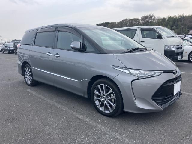 Ref:AUX-22841499 TOYOTA ESTIMA 2017 1 2017 Toyota Estima gray gasoline used car Japan export