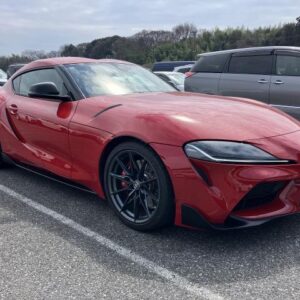 2023 Toyota Supra red gasoline used car Japan export