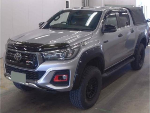 Ref:AUX-22841786 TOYOTA HILUX 2019 1 2019 Toyota Hilux silver diesel used car Japan export