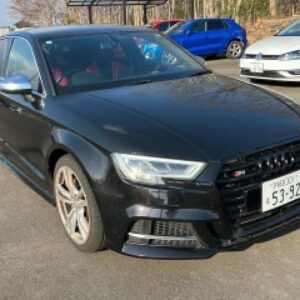 2017 Audi S3 Sedan black gasoline used car Japan export