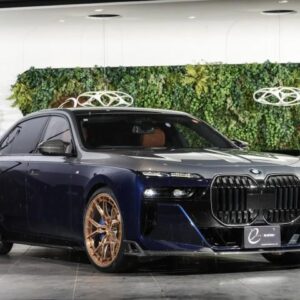 2023 Bmw 7 Series blue gasoline used car Japan export