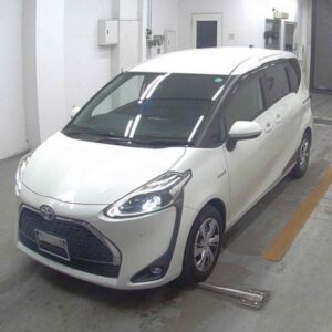 2019 Toyota Sienta pearl gasoline used car Japan export