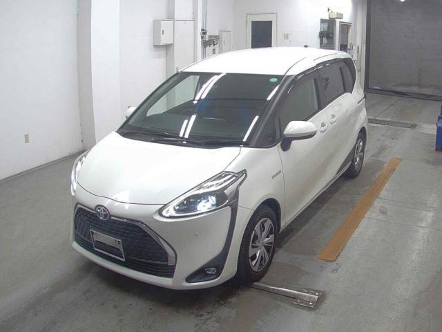 Ref:AUX-22845813 TOYOTA SIENTA 2019 1 2019 Toyota Sienta pearl gasoline used car Japan export