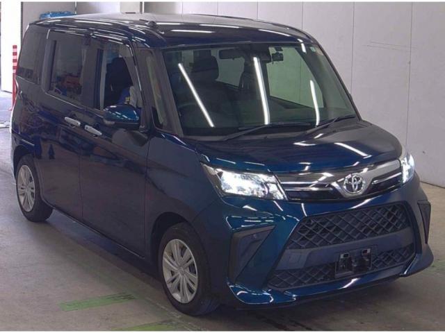Ref:AUX-22845933 TOYOTA ROOMY 2023 1 2023 Toyota Roomy blue gasoline used car Japan export