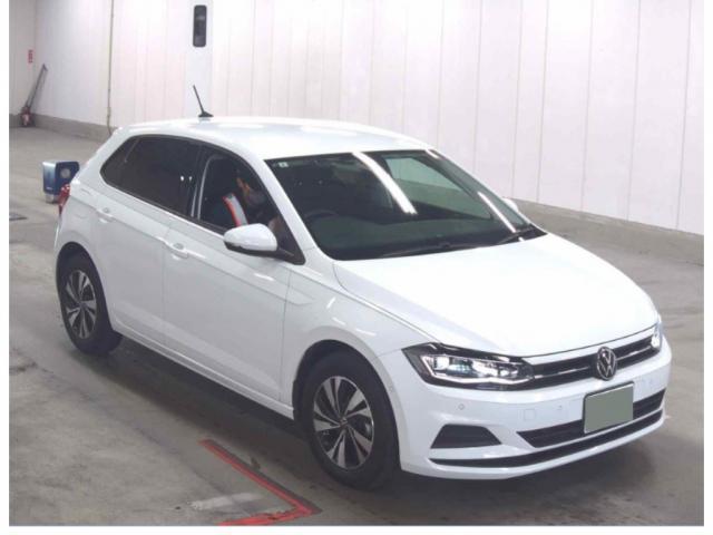Ref:AUX-22849624 VOLKSWAGEN POLO 2021 1 2021 Volkswagen Polo white gasoline used car Japan export