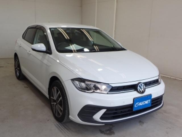 Ref:AUX-22849834 VOLKSWAGEN POLO 2022 1 2022 Volkswagen Polo white gasoline used car Japan export