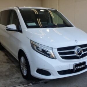 2017 Mercedes Benz V-Class white diesel used car Japan export