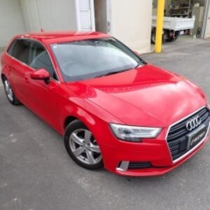 2017 Audi A3 red gasoline used car Japan export