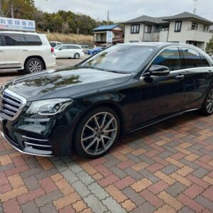 2018 Mercedes Benz S-Class black diesel used car Japan export
