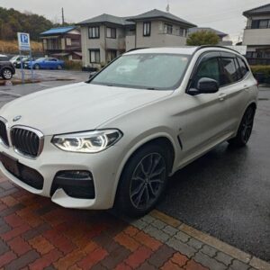 2021 Bmw X3 white diesel used car Japan export