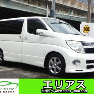 2009 Nissan Elgrand pearl gasoline used car Japan export