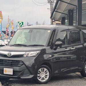 2018 Toyota Tank black gasoline used car Japan export