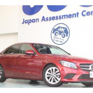 2018 Mercedes Benz C-Class red diesel used car Japan export