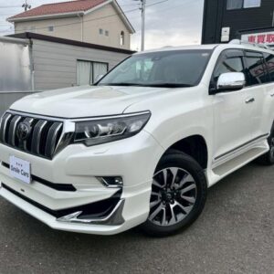 2022 Toyota Land Cruiser Prado pearl gasoline used car Japan export