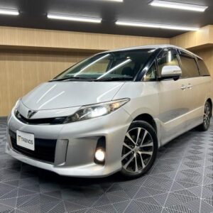 2012 Toyota Estima silver gasoline used car Japan export