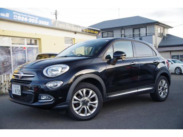 Ref:AUX-22861237 FIAT 500X 2016 1 2016 Fiat 500X black gasoline used car Japan export
