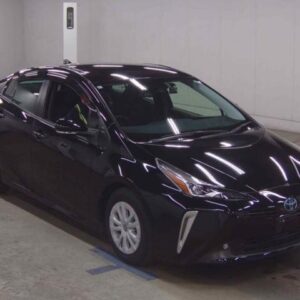 2022 Toyota Prius black gasoline used car Japan export