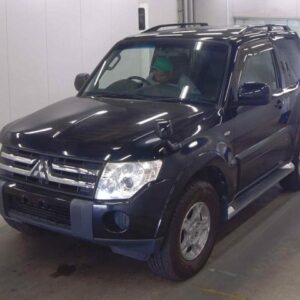 2008 Mitsubishi Pajero black gasoline used car Japan export