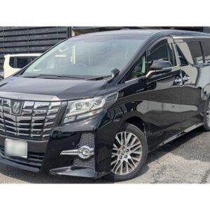 2017 Toyota Alphard black gasoline used car Japan export