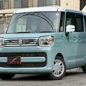 2022 Suzuki Spacia blue gasoline used car Japan export
