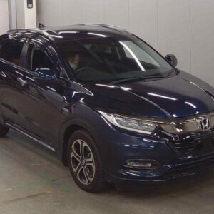 2018 Honda Vezel blue gasoline used car Japan export