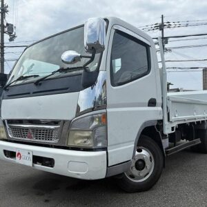 2005 Mitsubishi Fuso Canter white diesel used car Japan export
