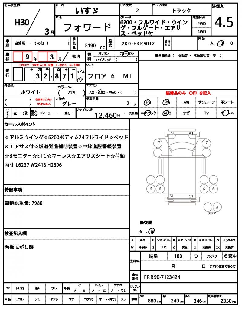 Ref:AUX-22865465 ISUZU FORWARD 2018 21 Ref:AUX-22865465 ISUZU FORWARD 2018 - Image 21