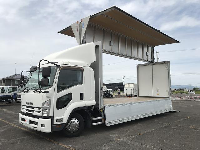 Ref:AUX-22865465 ISUZU FORWARD 2018 1 2018 Isuzu Forward white diesel used car Japan export