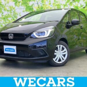 2021 Honda Fit black gasoline used car Japan export