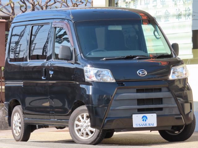 Ref:AUX-22871306 DAIHATSU HIJET CARGO 2017 1 2017 Daihatsu Hijet Cargo black gasoline used car Japan export