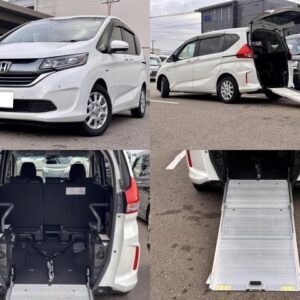 2018 Honda Freed Plus Hybrid pearl hybrid used car Japan export