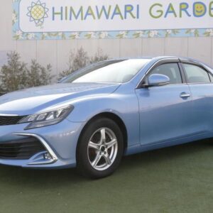 2017 Toyota Mark X blue gasoline used car Japan export