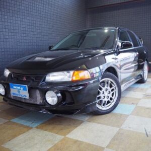 1997 Mitsubishi Lancer black gasoline used car Japan export