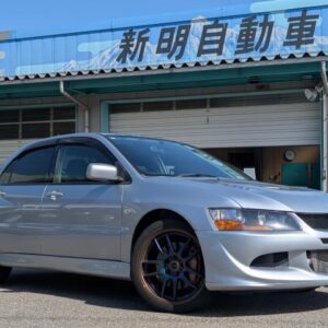 2003 Mitsubishi Lancer silver gasoline used car Japan export