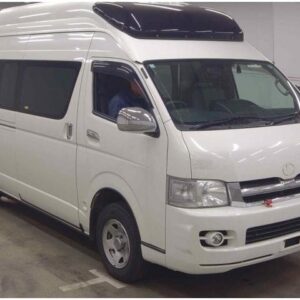 2009 Toyota Hiace Van white gasoline used car Japan export