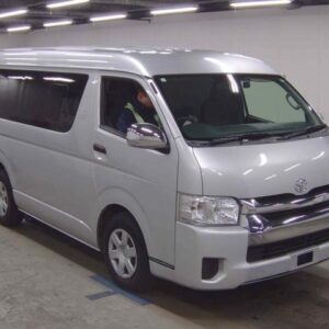 2017 Toyota Hiace Wagon silver gasoline used car Japan export