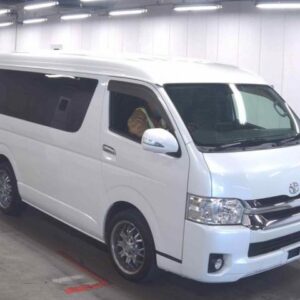 2014 Toyota Hiace Wagon pearl gasoline used car Japan export