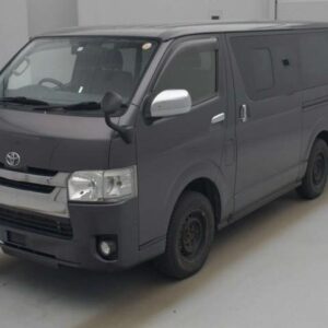 2015 Toyota Hiace Van gray diesel used car Japan export