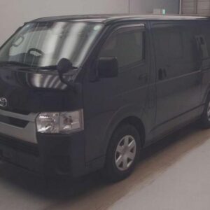 2020 Toyota Hiace Van black diesel used car Japan export