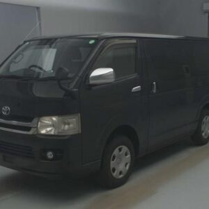 2008 Toyota Regius Ace Van black diesel used car Japan export