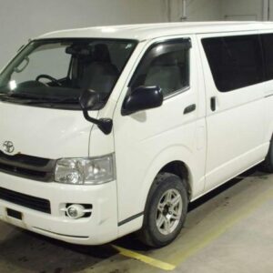 2009 Toyota Regius Ace Van white diesel used car Japan export