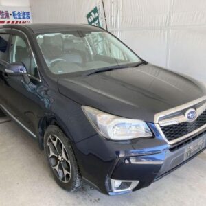 2015 Subaru Forester blue gasoline used car Japan export